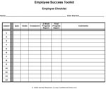 Employee Checklist