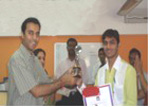 Employee of the Quarter Award winner